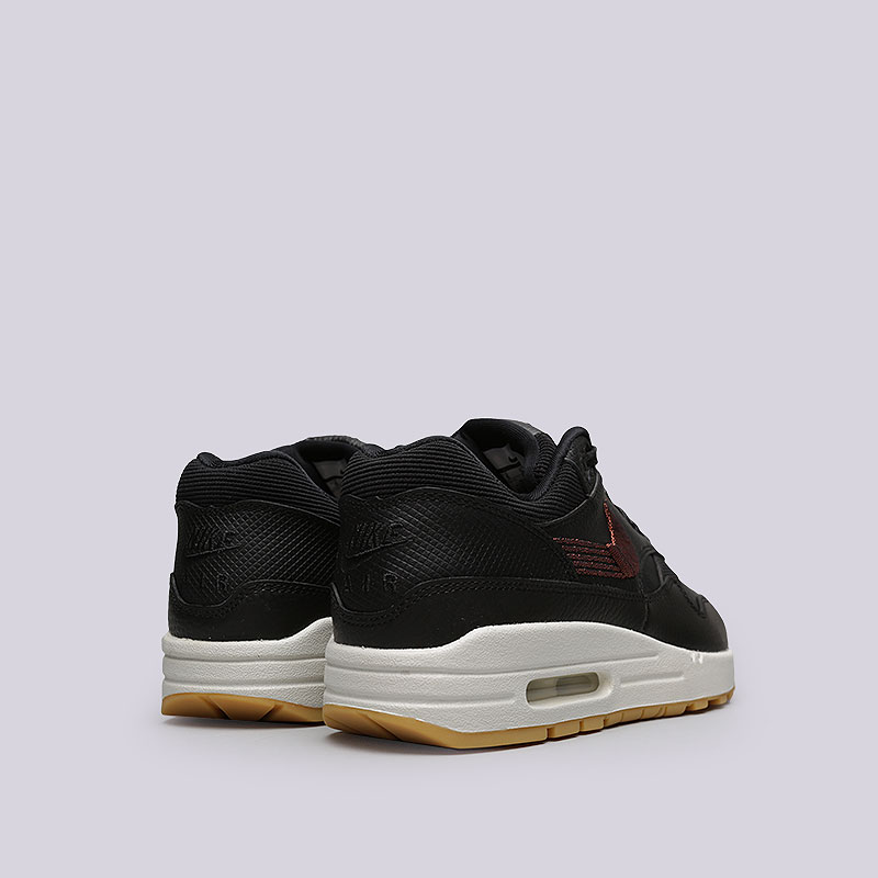 женские черные кроссовки Nike WMNS Air Max 1 PRM 454746-020 - цена, описание, фото 4